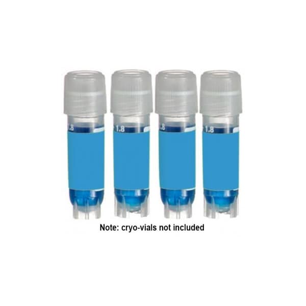 Direct Thermal Cryo-Tags, 1.50 x 0.75", Blue, 750/rl